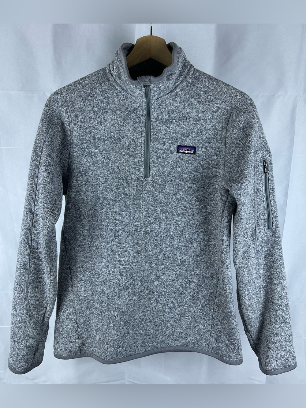 Patagonia Jacket Womens Small Gray Better Sweater Fleece Outdoor Camping 25616